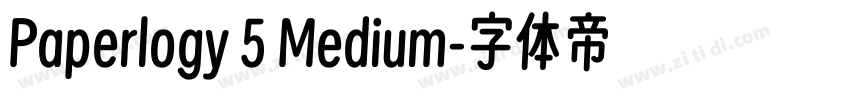 Paperlogy 5 Medium字体转换